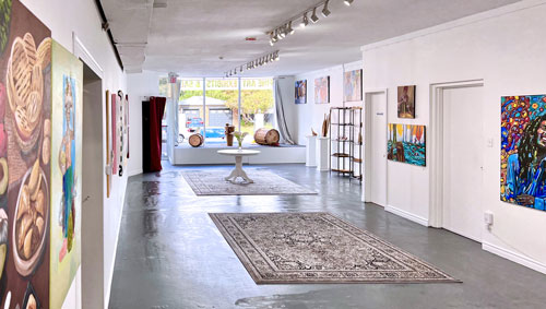 Pazan Gallery interior, 2023