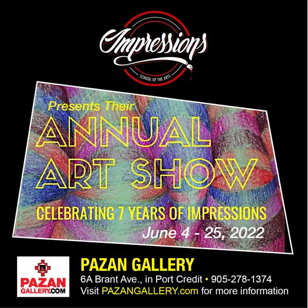 Impressions School of Arts 7th Annual Art show at Pazan Gallery, June 4, 2022