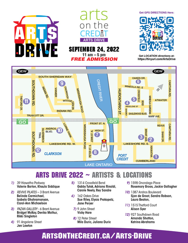 Arts On The Credit Fall Arts Drive 2022 on September 24