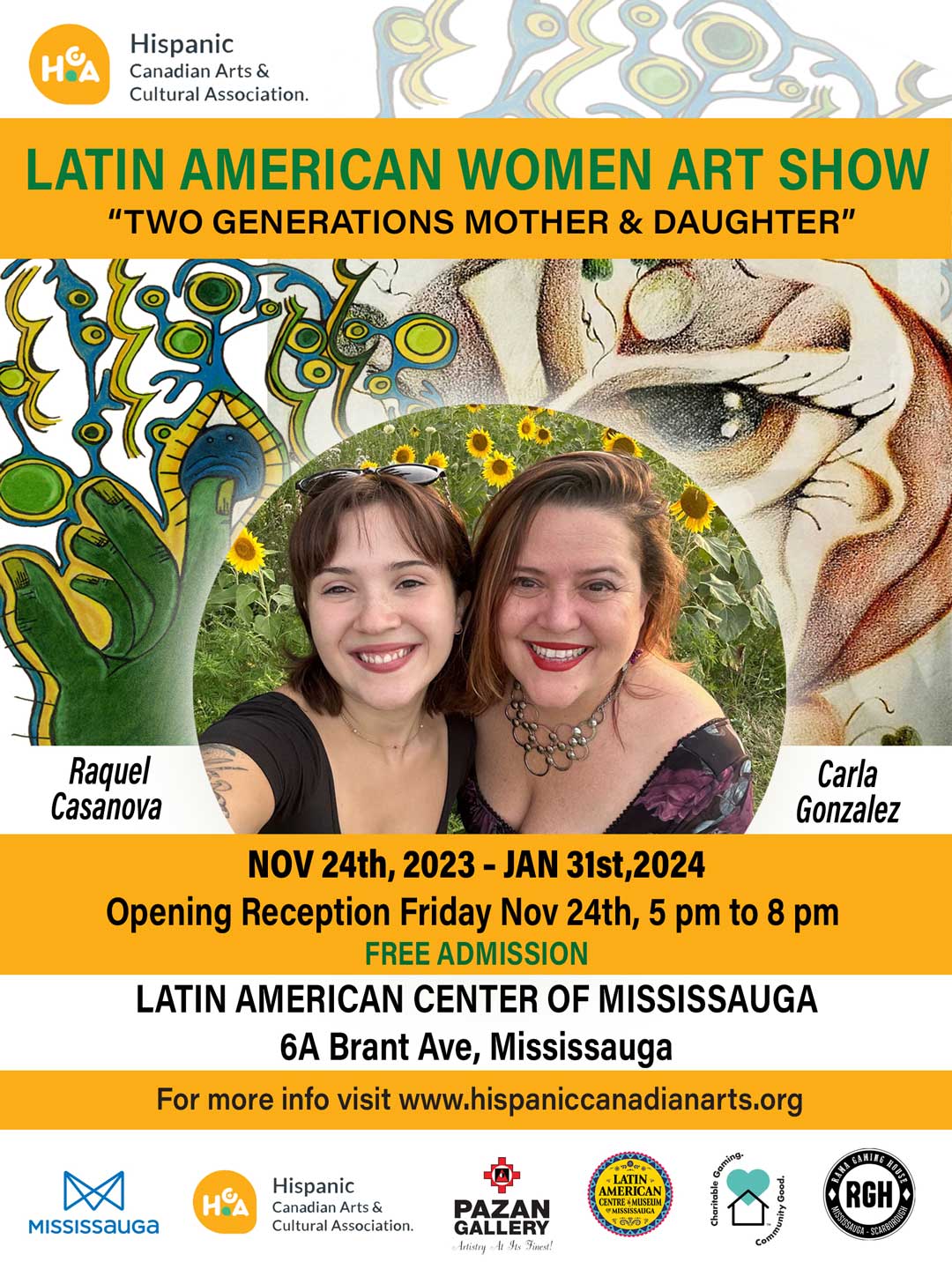 Latin American Women Art Show, November 24, 2023