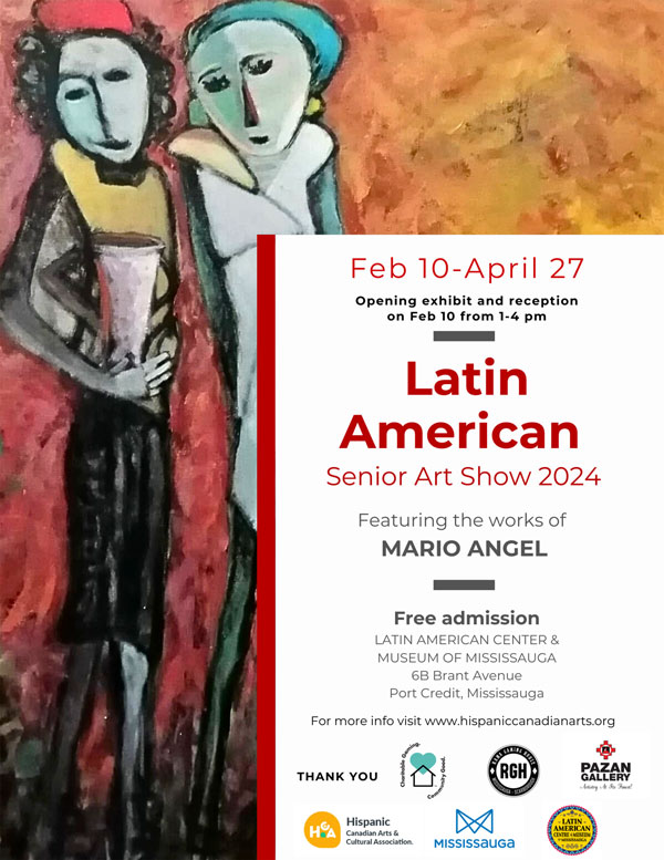 Mario Angel's Journey at the Latin American Senior Art Show 2024 | February 10-April 27, 2024